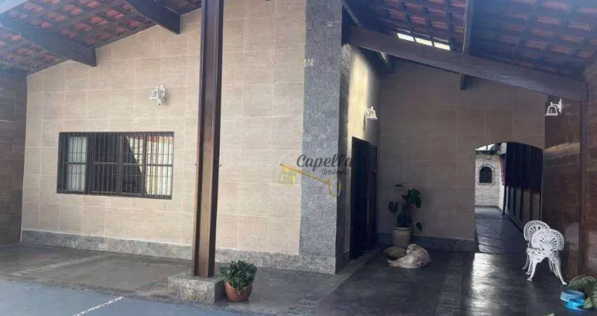 Casa com 3 dormitórios à venda, 120 m² por r$ 410.000,00 - jardim luizamar - itanhaém/sp