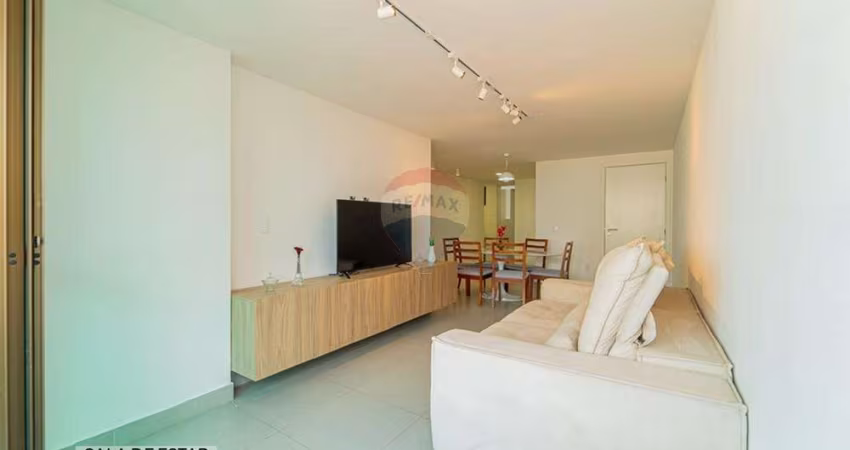 Apartamento à venda Mobiliado, com 95,5m², 3 quartos, sendo 2 suítes no Cabo Branco, João Pessoa - PB