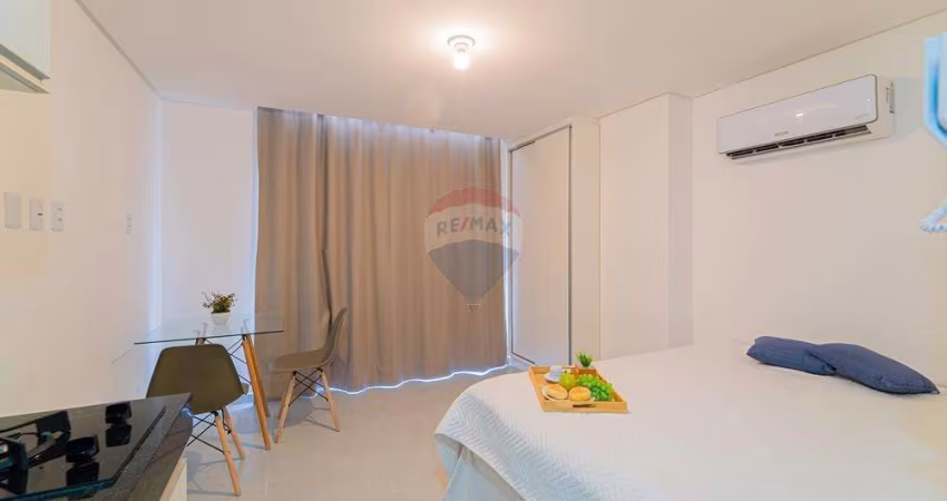 Flat mobiliado à venda com 20m², no Jardim Oceania, João Pessoa - PB