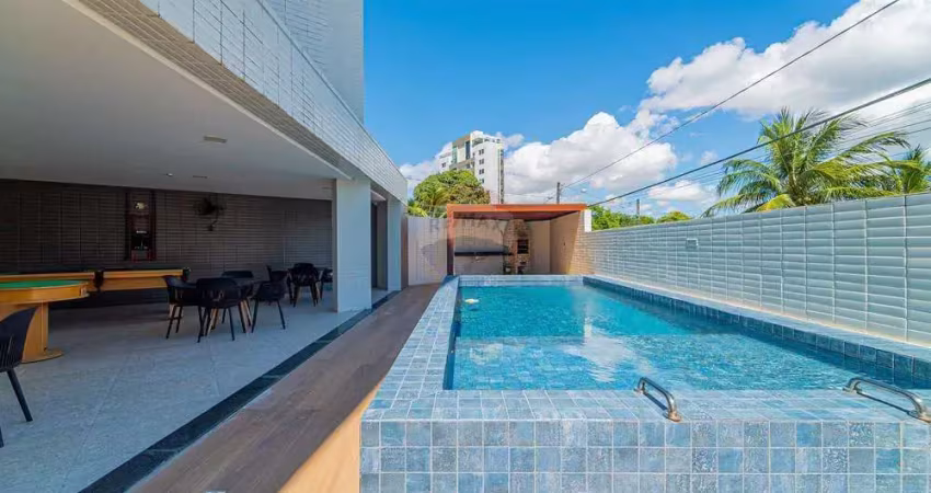 Apartamento à venda, 3 quartos, semi-mobiliado em altiplano, joão pessoa-pb