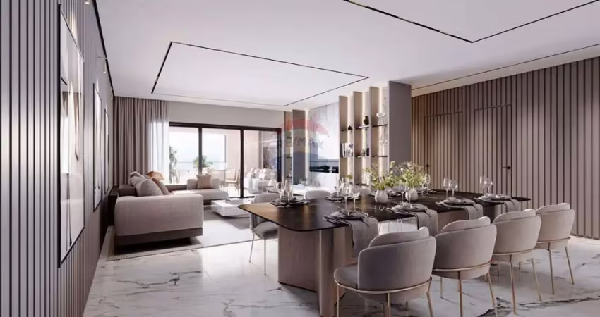 Aapartamento com 3 quartos, sendo 3 suítes , beira mar,  110 m2 por  R$ 1.795.593 -Cabo Branco/João Pessoa-PB