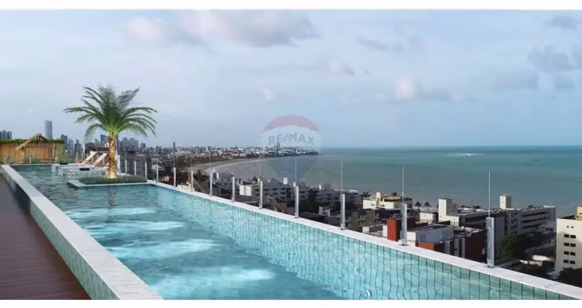 Vendo apartamento com 2 quartos 2 suítes ,a 300 metros do mar  65 m2 por R$ 586 Mil -Manaira/João Pessoa-PB