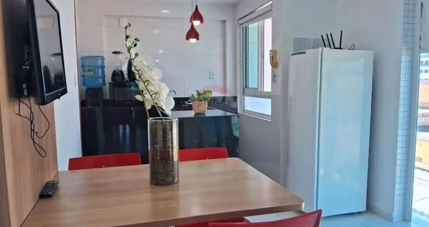 Flat para locação anual com um quarto, mobiliado com 33,9m² em tambaú, joão pessoa-pb