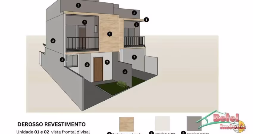 Sobrado com 3 dormitórios à venda por r$ 520.000 - alto boqueirão - curitiba/pr