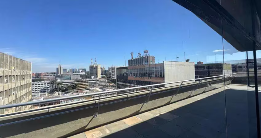 Alugo cobertura comercial com 455m2, vista maguinifica com  heliponto localização central metro na porta, onibus, melhor localiçao para sua empresa em brasilia