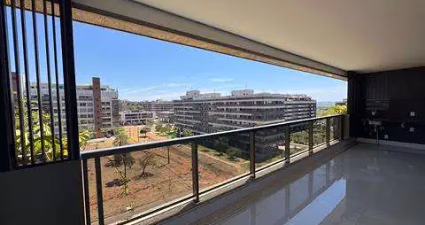 Sqnw 304 bloco f - apartamento 4 quartos sendo 4 suites vazado com varanda com  246 m2 com elevador privativo e 4 vagas de garagem a venda pronto  novo com lazer completo a venda no noroeste