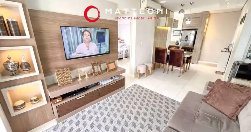 Oportunidade no centro | apartamento semimobiliado com sacada e churrasqueira por r$449 mil