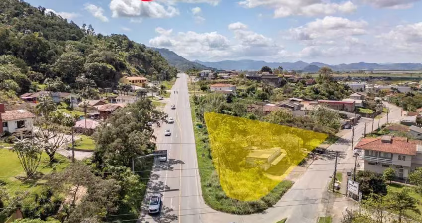 Terreno de esquina na sc-370 - bairro são martinho, 1070,44m²
