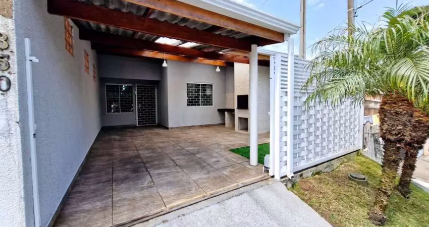 Belíssima casa semimobiliada para locação no bairro gralha azul em fazenda rio grande