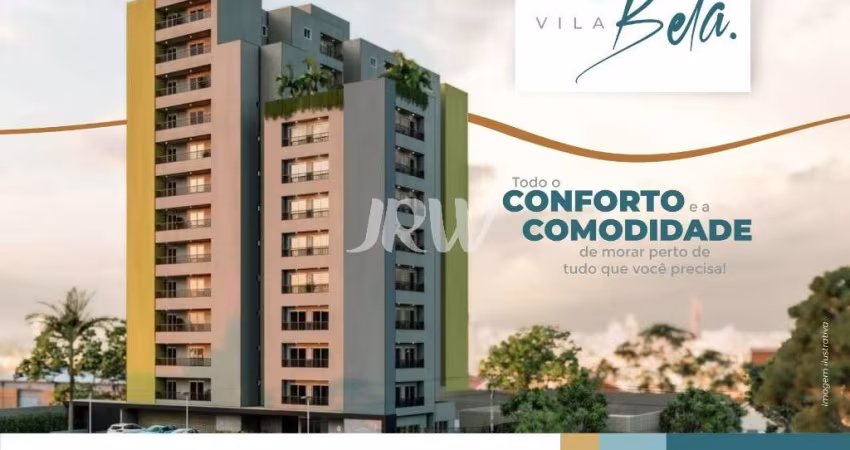 APARTAMENTO A VENDA NO EDIFÍCIO VILA BELA NO BAIRRO JARDIM SANTA CRUZ NA CIDADE DE INDAIATUBA-SP  Área construída 57,12 m²  Sala integrada a cozinha e