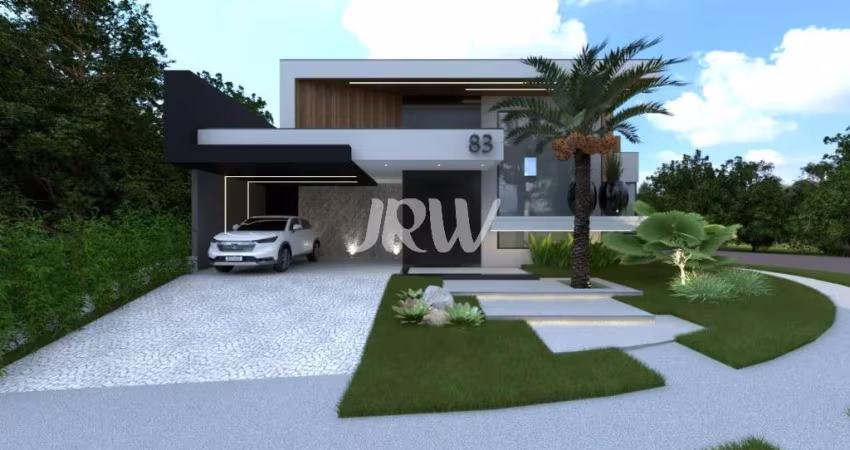 SOBRADO A VENDA NO CONDOMINIO DONA MARIA JOSE NA CIDADDE DE INDAIATUBA - SP  Área do terreno 382 m² Área construída 226 m²  PAVIMENTO TÉRREO Sala de e