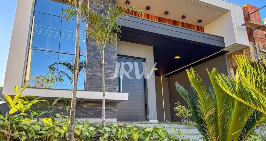 Casa a venda com 3 suites e área gourmet condomínio residencial bairro gran reserve indaiatuba sp
