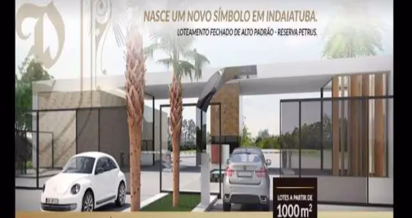 Terreno em condomínio fechado à venda no Reserva Petrus, Indaiatuba 