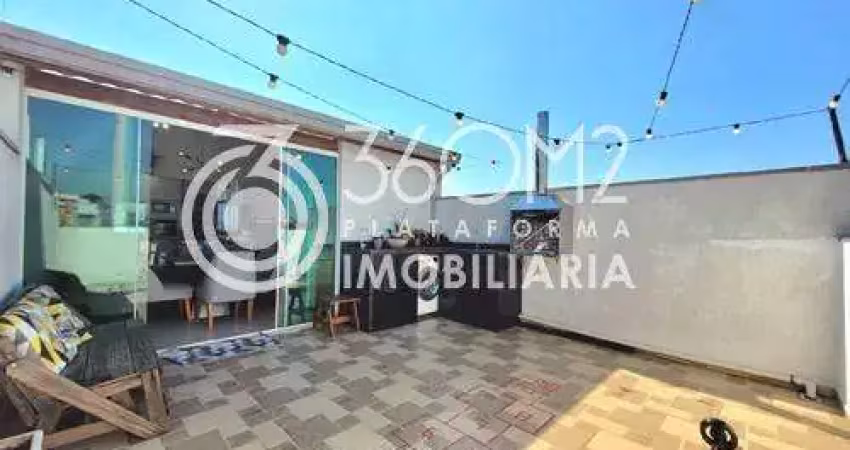 Cobertura para venda em santo andré, parque novo oratório, 2 dormitórios, 1 suíte, 3 banheiros, 1 vaga