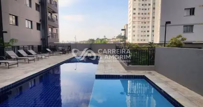 Apartamento novo para com com 40m², 2 dormitório, vaga para moto, piscina, condomínio kz conecta capão, metrô linha lilás, estrada de itapecerica.