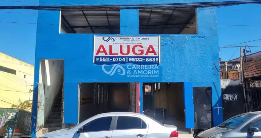 Alugo salão comercial com 200m², campo limpo, av: carlos lacerda, jardim rosana.
