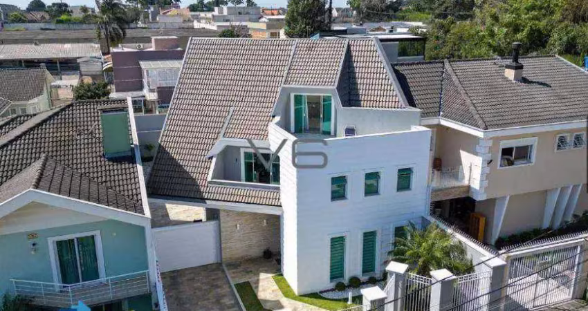 Sobrado com 4 dormitórios, 364 m² - venda por r$ 2.080.000 ou aluguel por r$ 14.000/mês - xaxim - curitiba/pr
