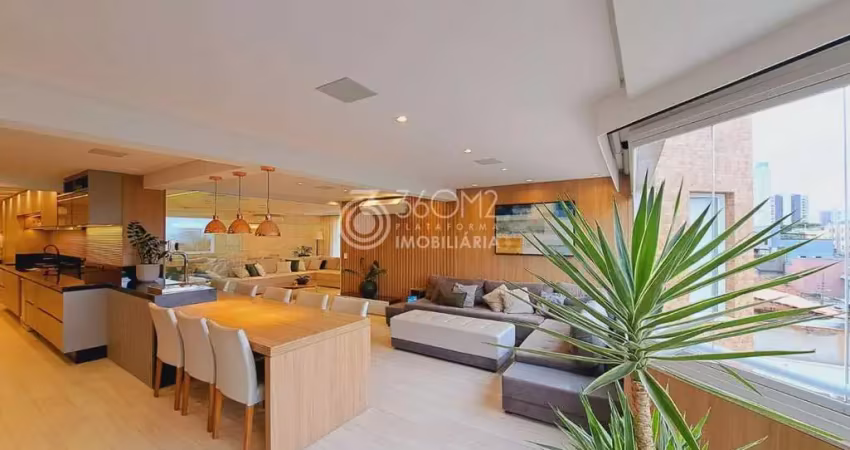Apartamento para venda em santo andré, campestre, 5 dormitórios, 5 suítes, 6 banheiros, 5 vagas