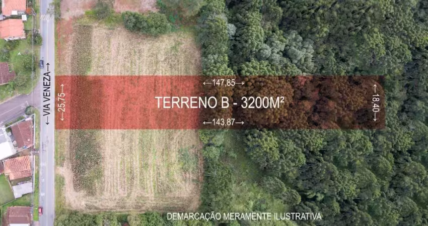Terreno à venda na Via Veneza, 1, Jardim Padre José de Anchieta, Campo Largo