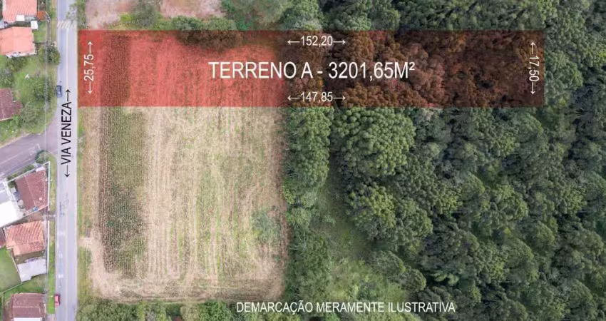 Terreno à venda na Via Veneza, 1, Jardim Padre José de Anchieta, Campo Largo