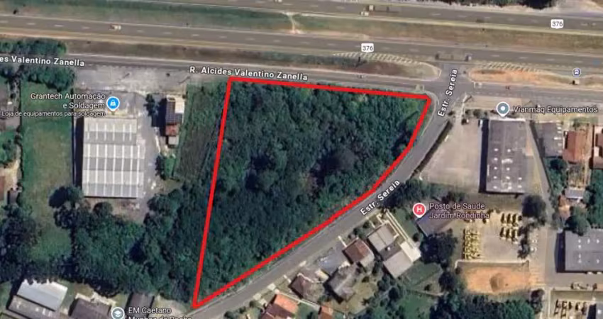 Terreno à venda na Rua Alcides Valentino Zanella, 1780, Rondinha, Campo Largo