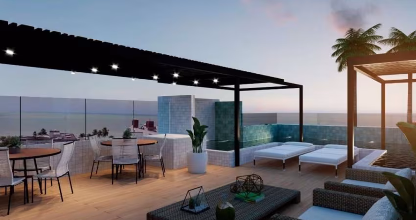 Flat com 2 dormitórios à venda, 51 m² por R$ 375.694,43 - Bessa - João Pessoa/PB
