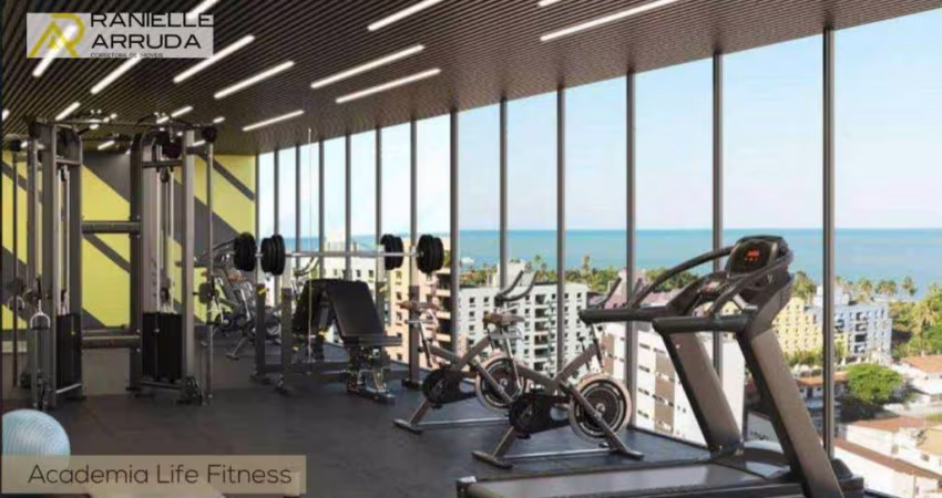 Studio com 1 dormitório à venda, 22 m² por R$ 309.000,00 - Ponta de Campina - Cabedelo/PB