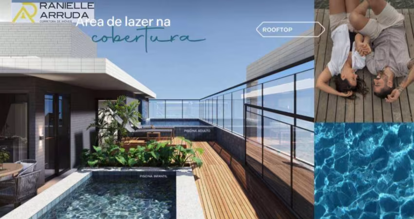 Apartamento com 2 dormitórios à venda, 53 m² por R$ 364.000,00 - Intermares - Cabedelo/PB