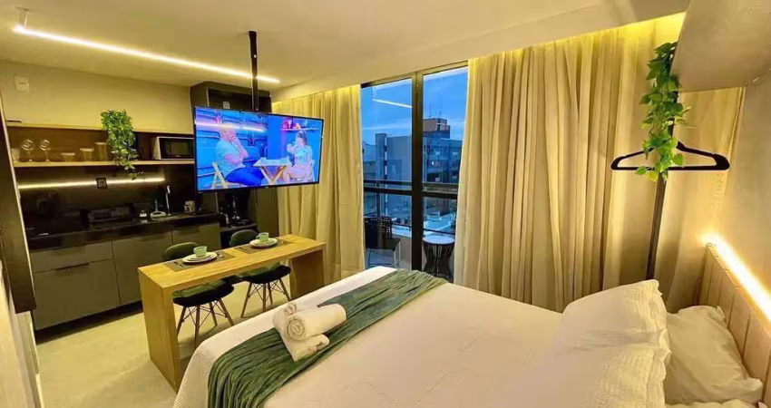 Apartamento com 1 dormitório à venda, 25 m² por r$ 380.000,00 - bessa - joão pessoa/pb