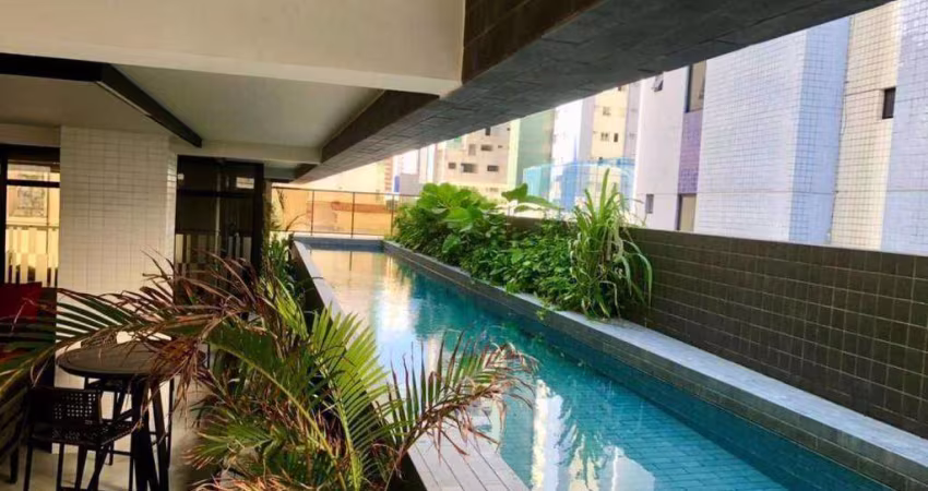 Apartamento com 1 dormitório à venda, 35 m² por R$ 450.000 - Tambaú - João Pessoa/PB