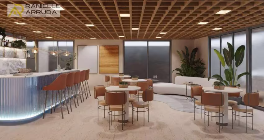 Apartamento com 1 dormitório à venda, 46 m² por r$ 736.736 - bessa - joão pessoa/pb