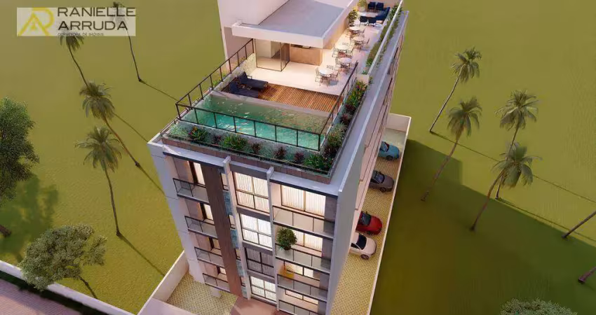 Flat com 1 dormitório à venda, 22 m² por r$ 224.900 - intermares - cabedelo/pb