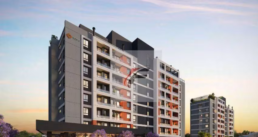 Apartamento com 3 dormitórios à venda, 64 m² por r$ 793.385,10 - portão - curitiba/pr