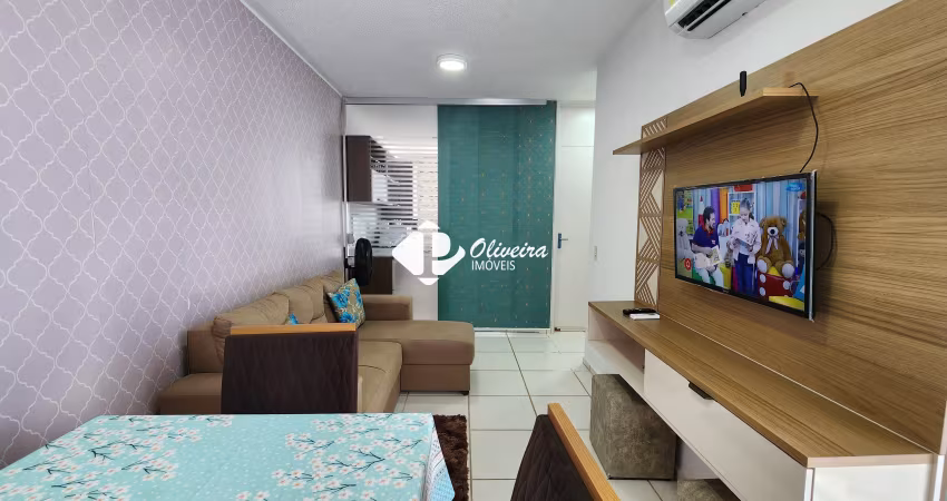 Alugo apartamento 02 quartos conquista aleixo 100% mobiliado