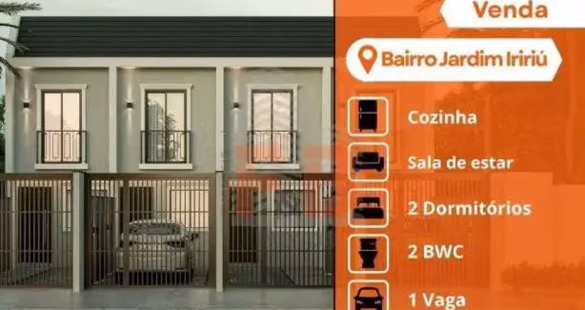 Sobrado geminado no jardim iririú com 2 quartos para venda, 247 m²