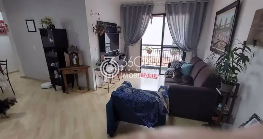 Apartamento para venda em santo andré, vila alzira, 3 dormitórios, 1 suíte, 2 banheiros, 2 vagas