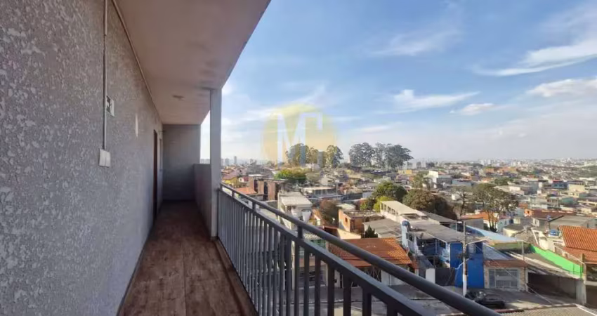 Cobertura penthouse, 2 quartos, sala, cozinha, banheiro, vaga carro pequeno