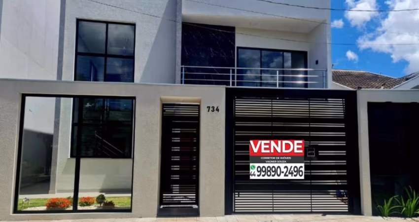 Sobrado para Venda em Maringá, Jardim Tóquio, 3 dormitórios, 3 suítes, 5 banheiros, 2 vagas
