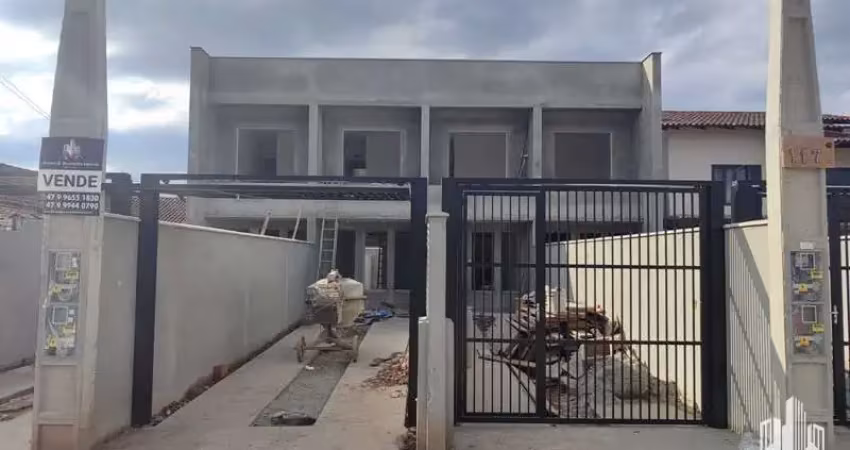 Sobrado geminado para venda em joinville, vila nova, 2 suítes, 3 banheiros, 2 vagas