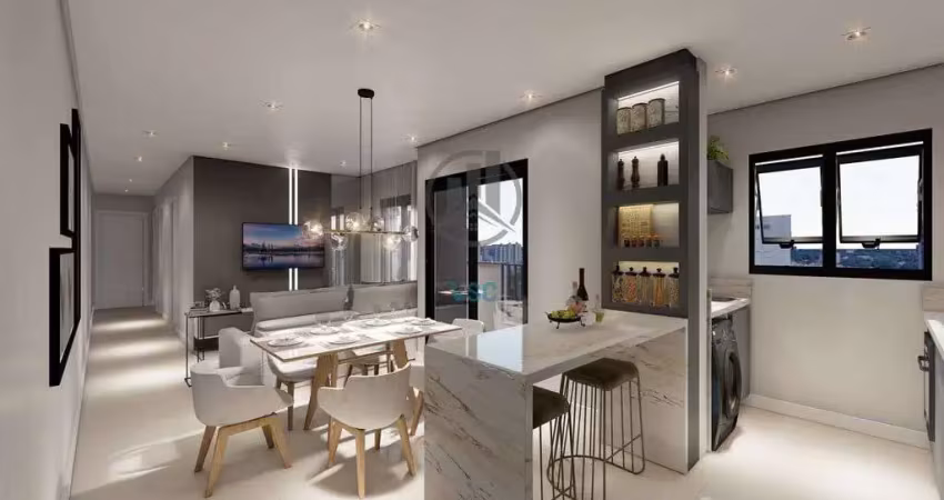 Apartamento alto padrão 3 quartos sendo uma suíte e vaga coberta, no centro de pinhais