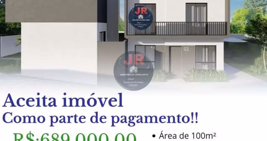Sobrado em condomínio à venda no bairro xaxim em curitiba