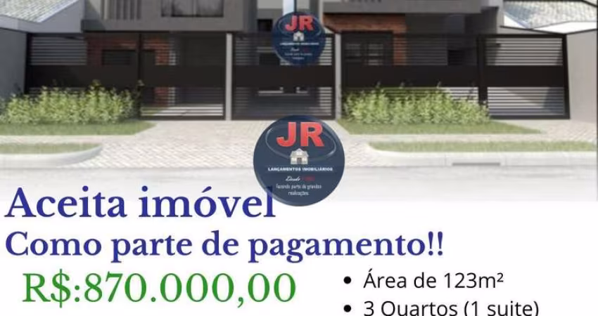 Sobrados Frente para rua à venda no bairro Tingui em Curitiba