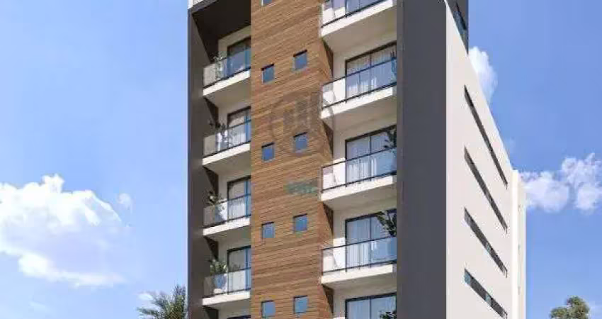 Studio com cozinha separada, banheiro com ventilação natural e sacada