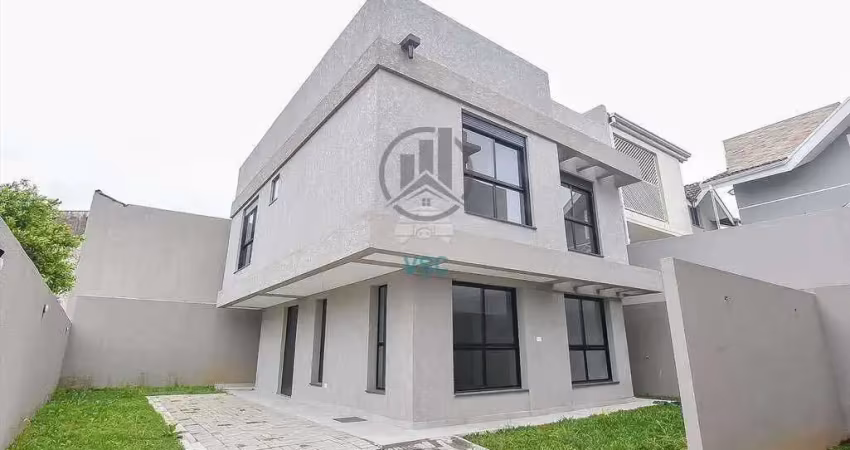 Sobrado triplex a venda em santa felicidade condomínio fechado não geminado
