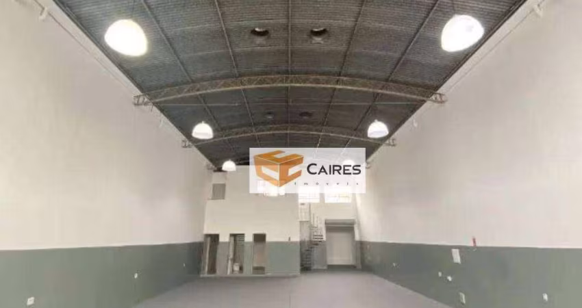 Barracão para alugar, 280 m² por R$ 7.207,00/mês - Jardim Nilópolis - Campinas/SP