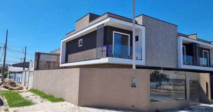 LINDO SOBRADO 135M², 3 QUARTOS, SUITE, SACADA, COM TERRENO GRANDE ESQUINA, EXELENTE PROJETO, EM LOCALIZAÇÃO NOBRE, PREÇO DE PLANTA