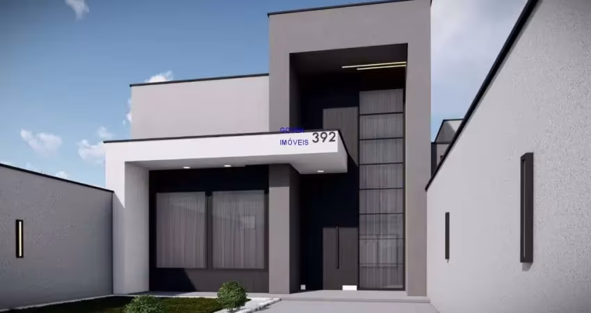 Casa 120m², em terreno de 240m² região central  3 quartos, sendo uma suite, piscina, churrasqueira