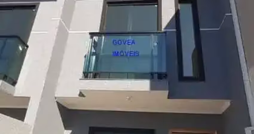 Sobrado 70m² 2 quartos, um com terraço, edicula com churrasqueira, 2 vagas, banheiro mais lavabo, preço de planta, vitória régia- cic curitiba pr