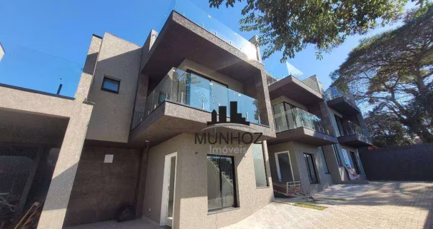Sobrado com 3 dormitórios à venda, 115 m² por r$ 649.000,00 - boqueirão - curitiba/pr