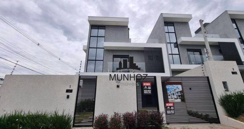 Sobrado com 3 dormitórios à venda, 147 m² por R$ 1.079.000,00 - Santo Inácio - Curitiba/PR